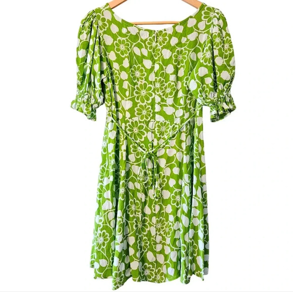 Faithfull The Brand La Barben Mini Dress Cleo Floral Print Women's Size Medium. - Picture 13 of 16